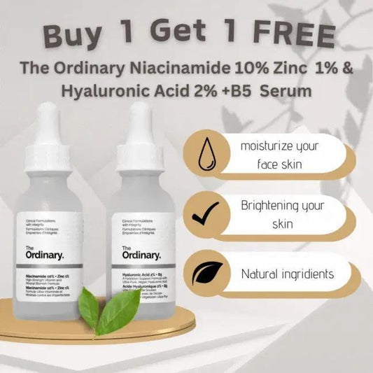 The Ordinary Niacinamide 10% + Zinc 1% Serum – 30ml [Buy 1 Get 1 Free]